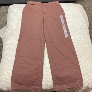 New with tags brown wide leg pants.